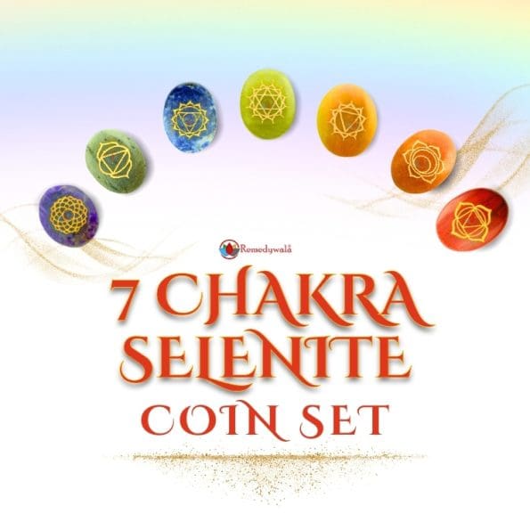 7 Chakra Stone Coin Set