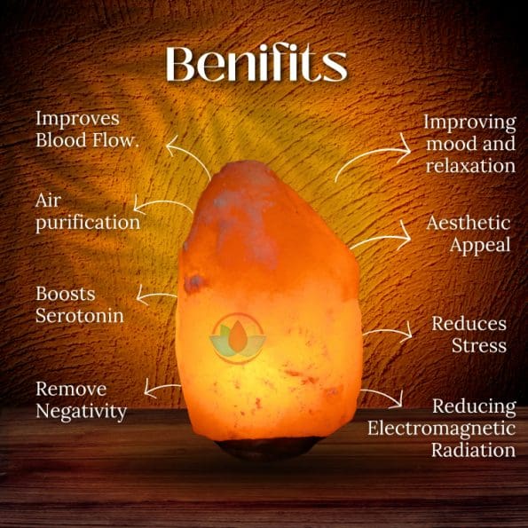 Triangle Natural Himalayan Rock Salt Crystal Lamp