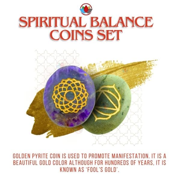 7 Chakra Stone Coin Set