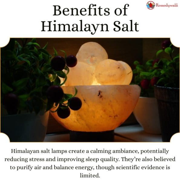 Natural Himalayan Pink Salt Lamp Bowl with Ball - Image 4