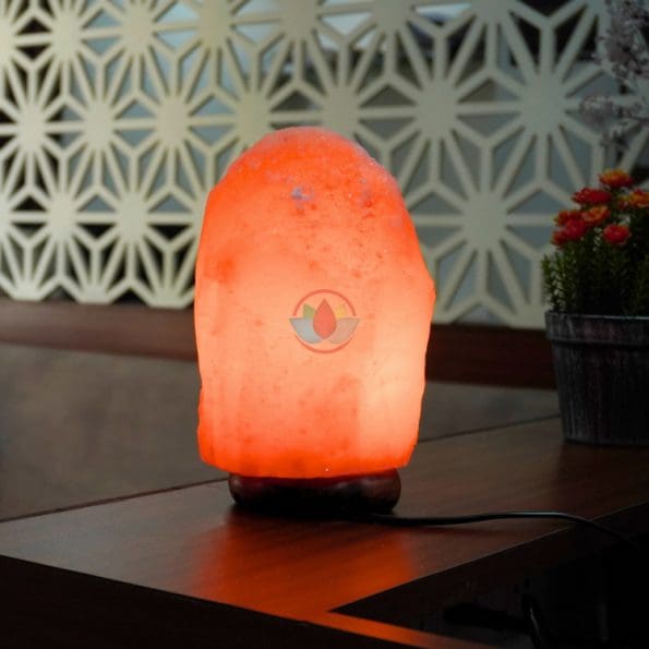 Triangle Natural Himalayan Rock Salt Crystal Lamp