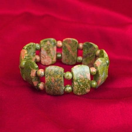 Unakite Tumble Bracelet