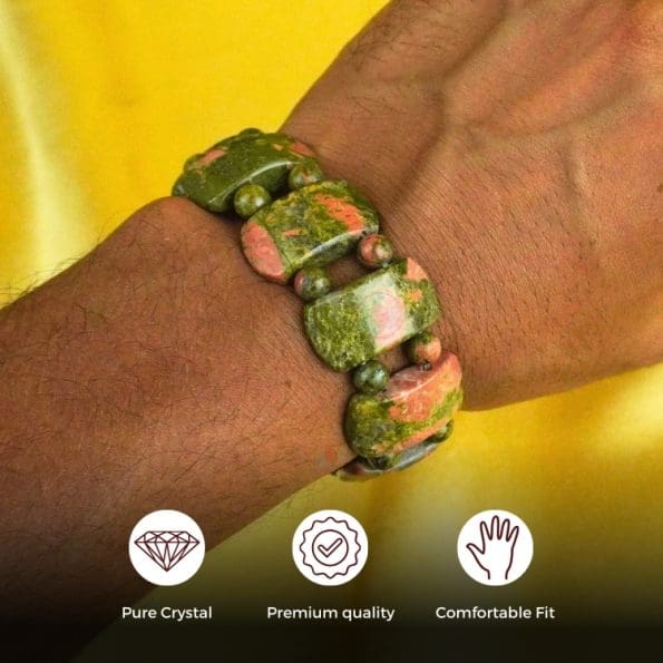Unakite Tumble Bracelet