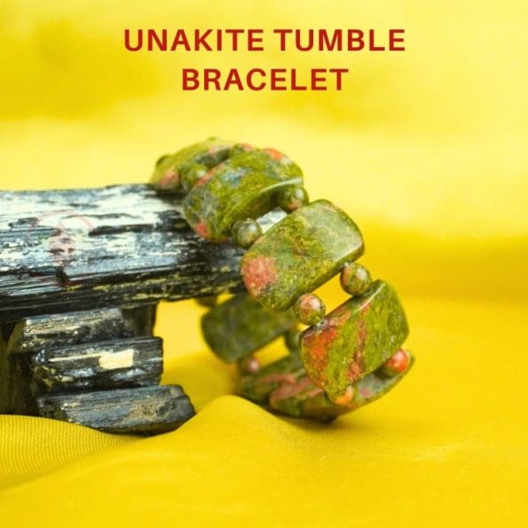 Unakite Tumble Bracelet
