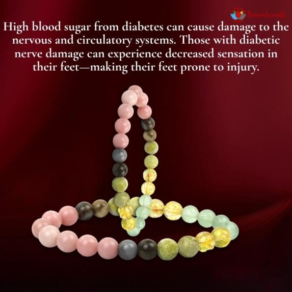 Diabetes Crystal Bracelet 8mm - Image 3