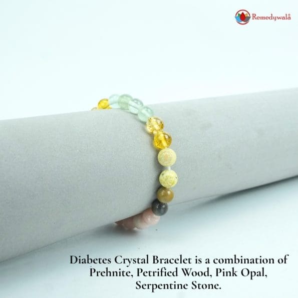 Diabetes Crystal Bracelet 8mm - Image 4