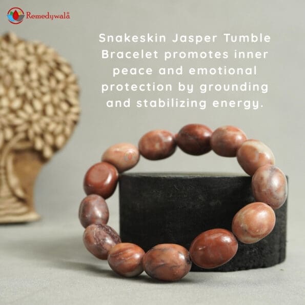 Snakeskin Jasper Tumble Bracelet - Image 2