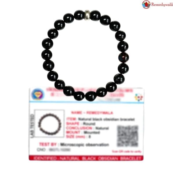 Black Obsidian Bracelet 8mm