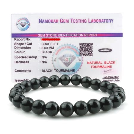 Black Tourmaline Natural Stone Bracelet