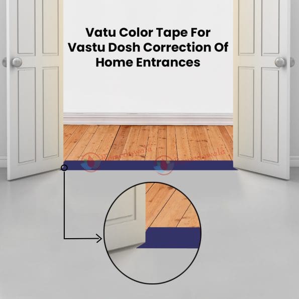 vastu color blue tape