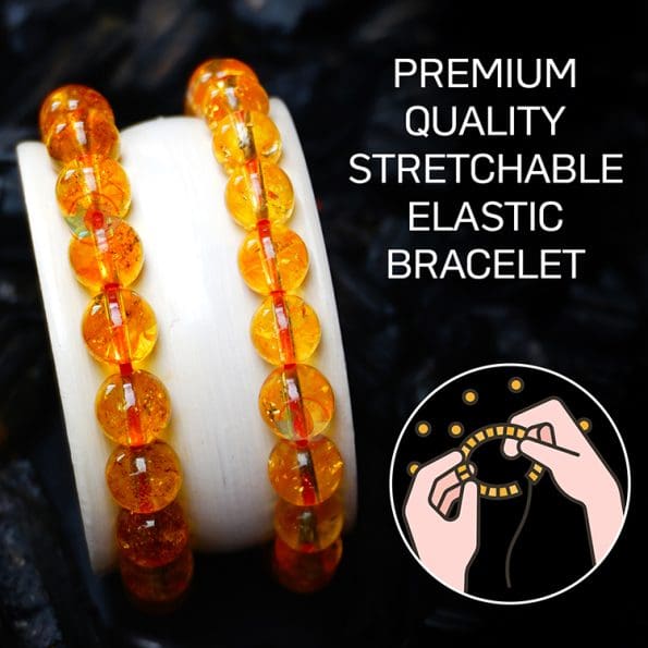 Remedywala Citrine Bracelet 8mm Healing stone