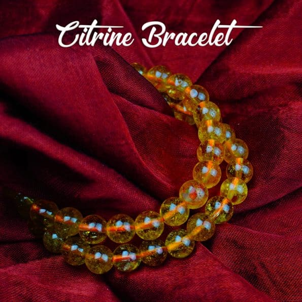 Remedywala Citrine Bracelet 8mm Healing stone