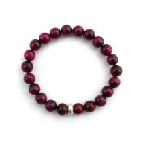 Remedywala Magenta Tiger Eye BraceletQ