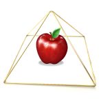 Meditation Brass Pyramid for Healing, Brass Charging Pyramid – Charge Your Healing Crystals and Stones (23 cm)