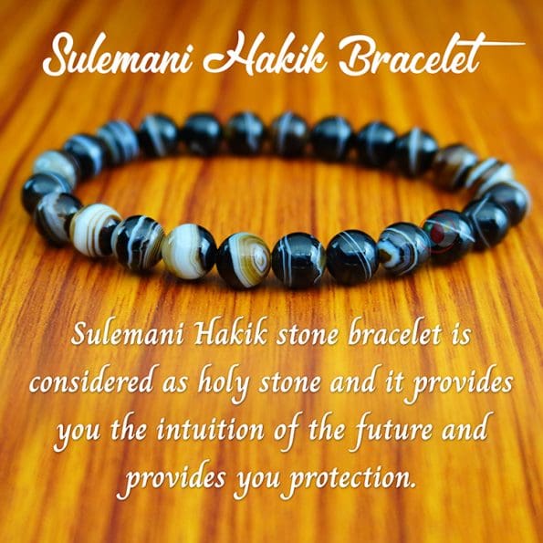 Sulemani Hakik Bracelet 8mm - Remedywala