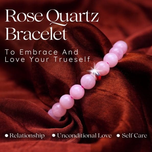 Rose Quartz Bracelet 8mm - Remedywala