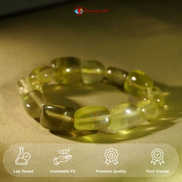 Lemon Quartz Tumble Bracelet - Image 6