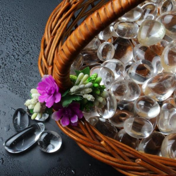 Clear Quartz Tumble Stone - Image 3