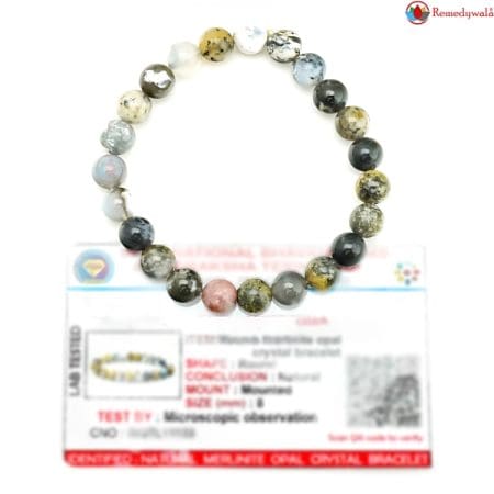 Merlinite Opal Bracelet 8mm