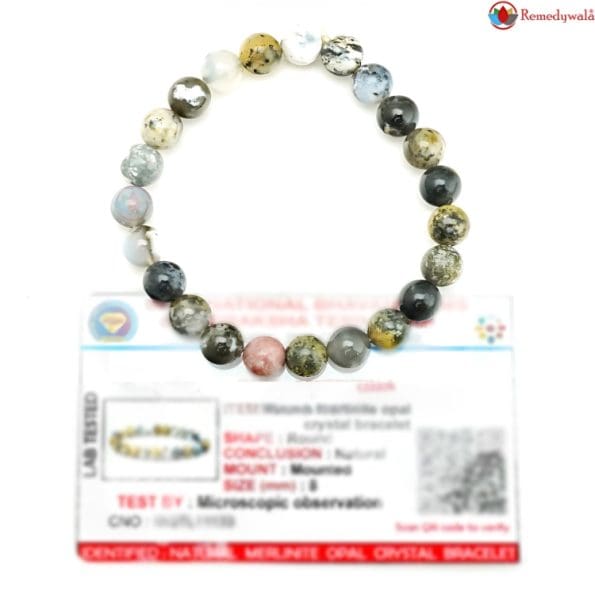 Merlinite Opal Bracelet 8mm