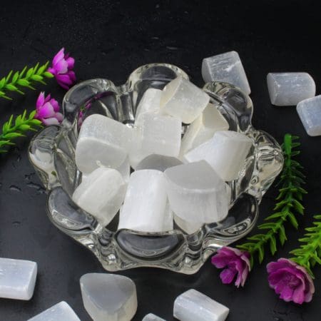 Selenite Tumble Stone