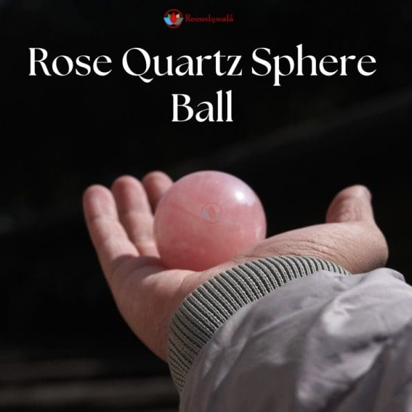 Rose Quartz Sphere Ball - Image 2