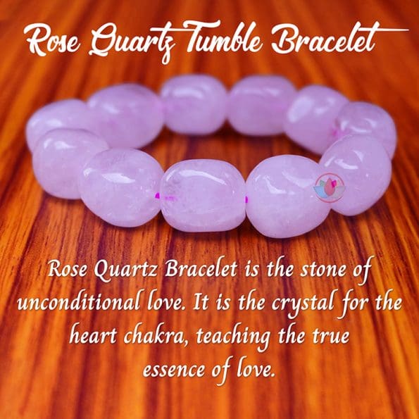 Rose Quartz Tumble Bracelet