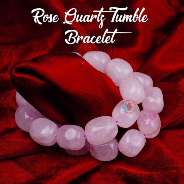 Rose Quartz Tumble Bracelet