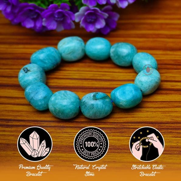 Amazonite Bracelet (Round Tumbled) - Remedywala
