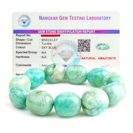 Amazonite Bracelet (Round Tumbled) - Remedywala