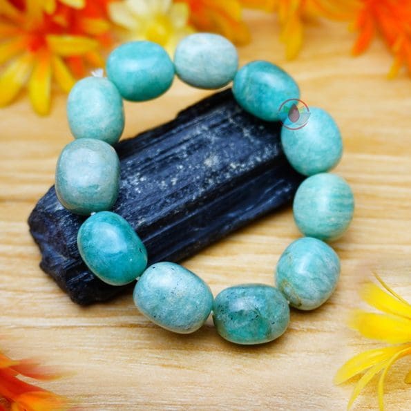 Amazonite Bracelet (Round Tumbled) - Remedywala