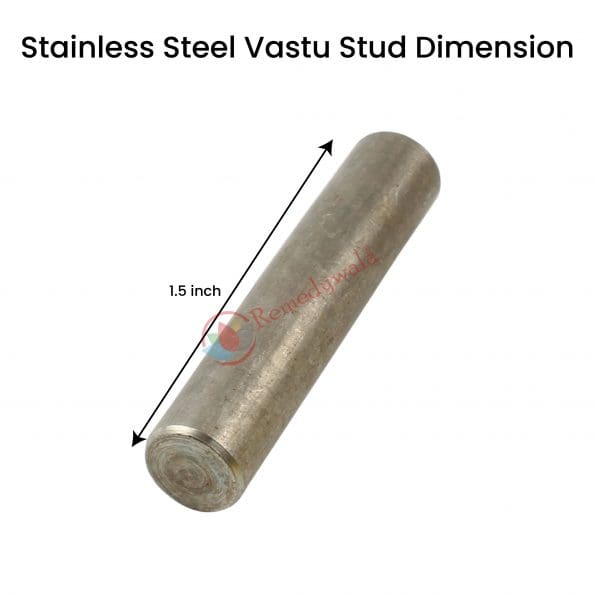 Vastu Stainless Steel (304) Stud (1.5 Inch) (3 Pieces)