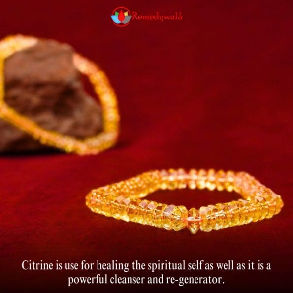Citrine Bati Bracelet 6mm