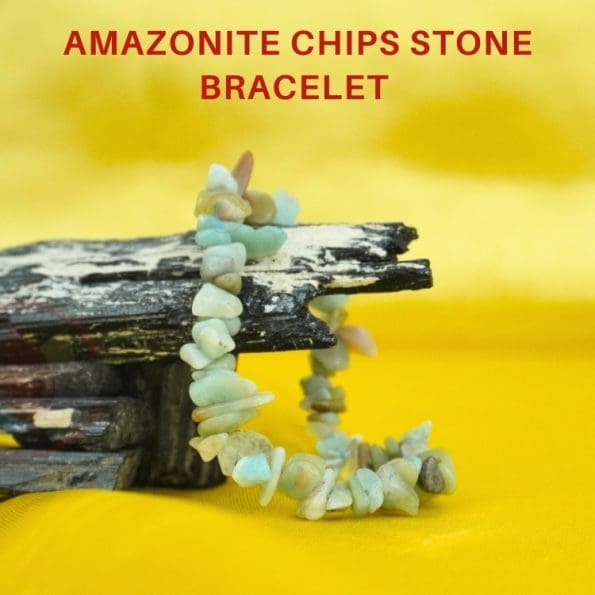 Amazonite Chips Stone Bracelet - Remedywala