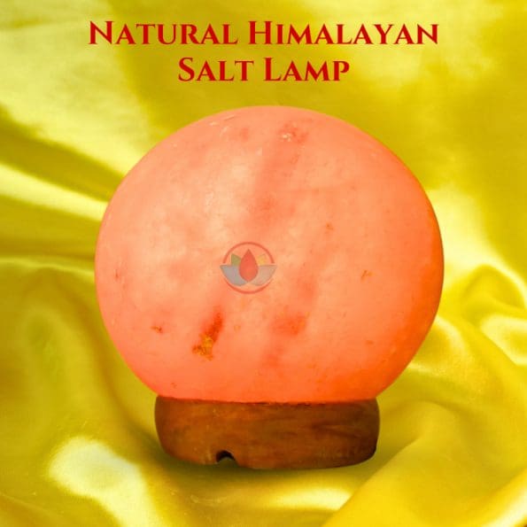Earth Shape Natural Himalayan Rock Salt Crystal Lamp