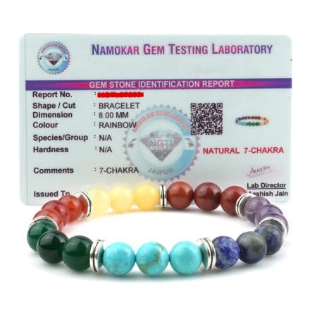 Seven Chakra Combination Bracelet 8mm