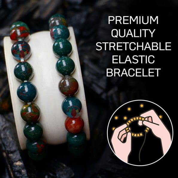 Bloodstone Bracelet 8mm