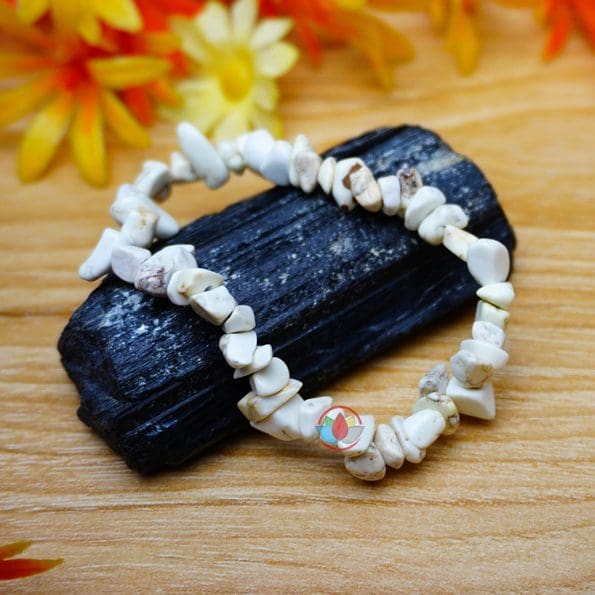 Copper howlite Chips Bracelet