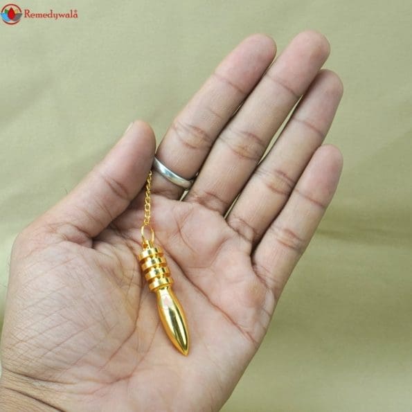 Fancy Brass Dowsing Pendulum