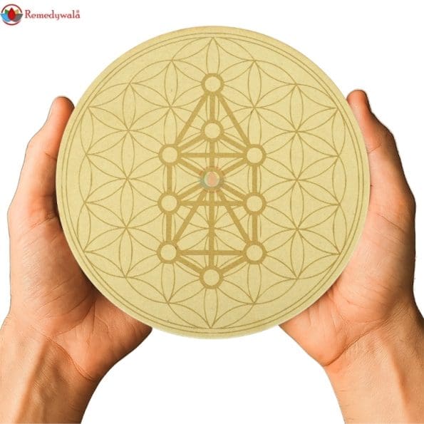 Flower of Life Tree of Life Crystal Grid Plate