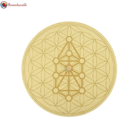 Flower of Life Tree of Life Crystal Grid Plate