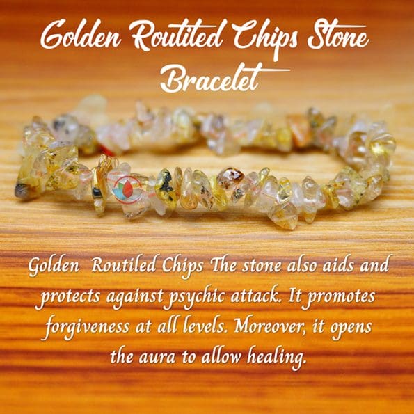 Golden Routiled Chips Bracelet