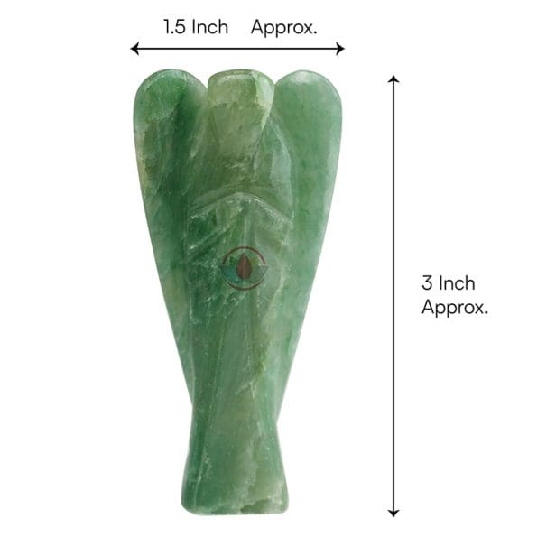 Green Aventurine Angel (3 Inch) - Remedywala