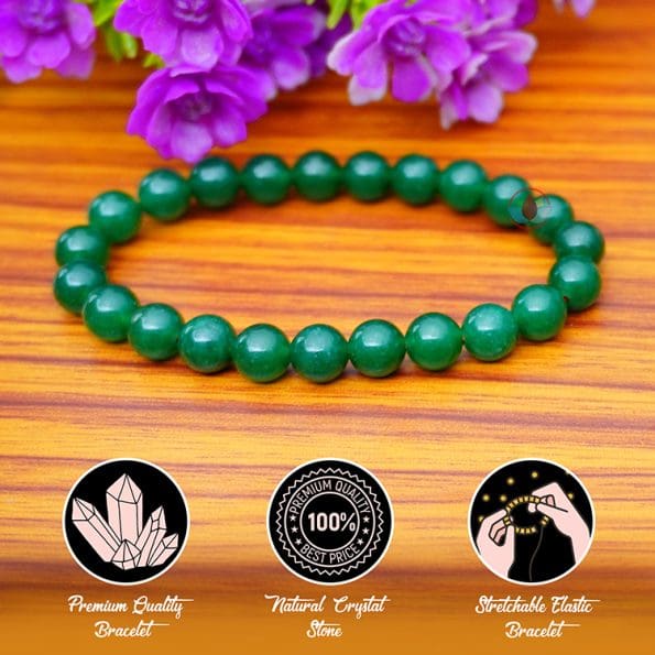 Green Jade Bracelet 8mm