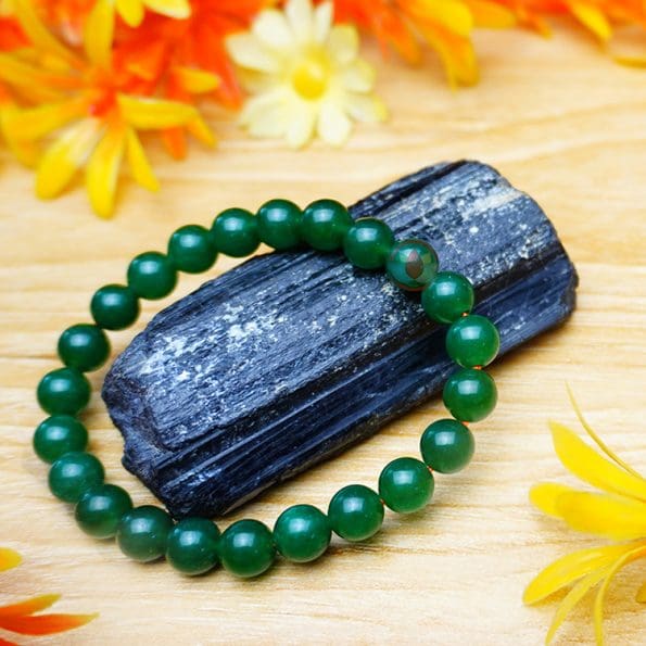 Green Jade Bracelet 8mm