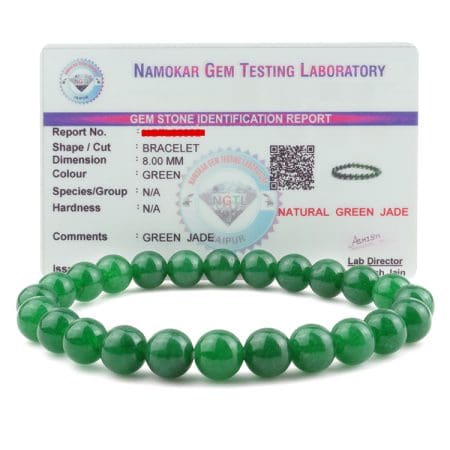 Green Jade Bracelet 8mm