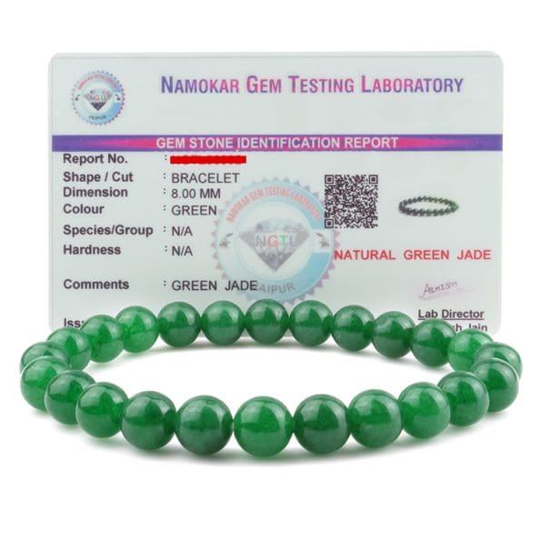 Green Jade Bracelet 8mm
