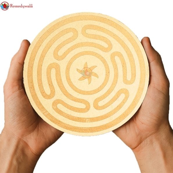 Hecate’s Wheel Greek Symbol Crystal Grid Plate