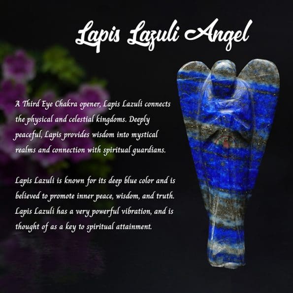 Lapis Lazuli Angel (3 Inch) - Remedywala
