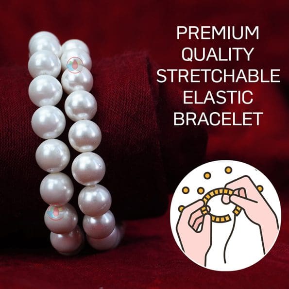 Pearl (Moti) Bracelet 8mm - Image 3